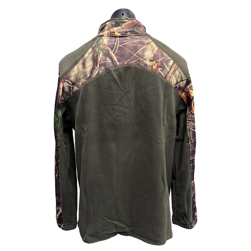 Huntworth Full Zip Real Tree Camouflage Green Fleece Jacket