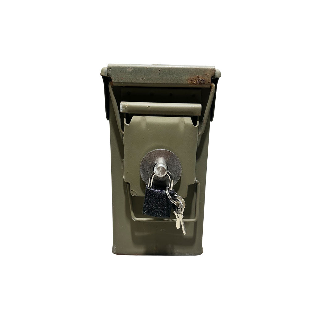 30 CAL Lockable Ammo Tracer Box Used