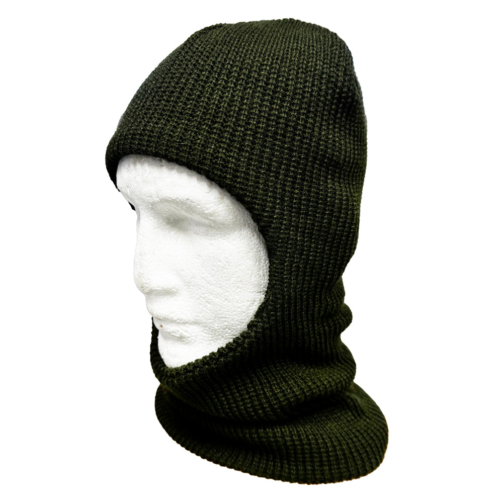 Open Face Balaclava Olive Drab - Style 2
