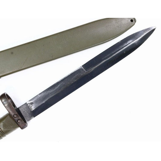 Original Spanish Cetme Model L Bayonet With Scabbard