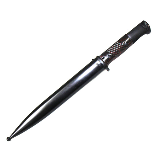 Replica Mauser K98 Bayonet with Bakalite Grip and Scabbard