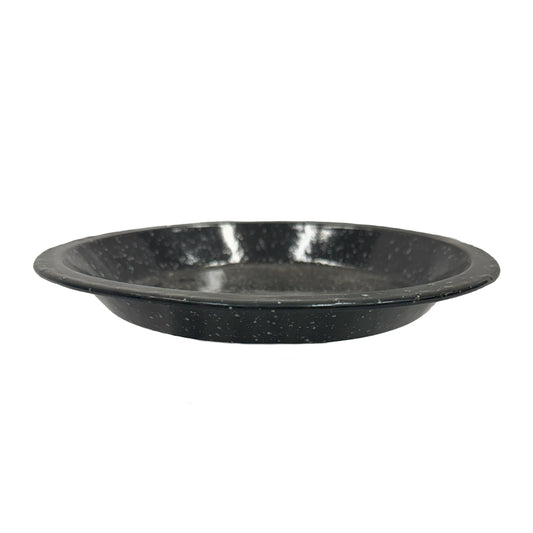 Enamel Pie Dish Black
