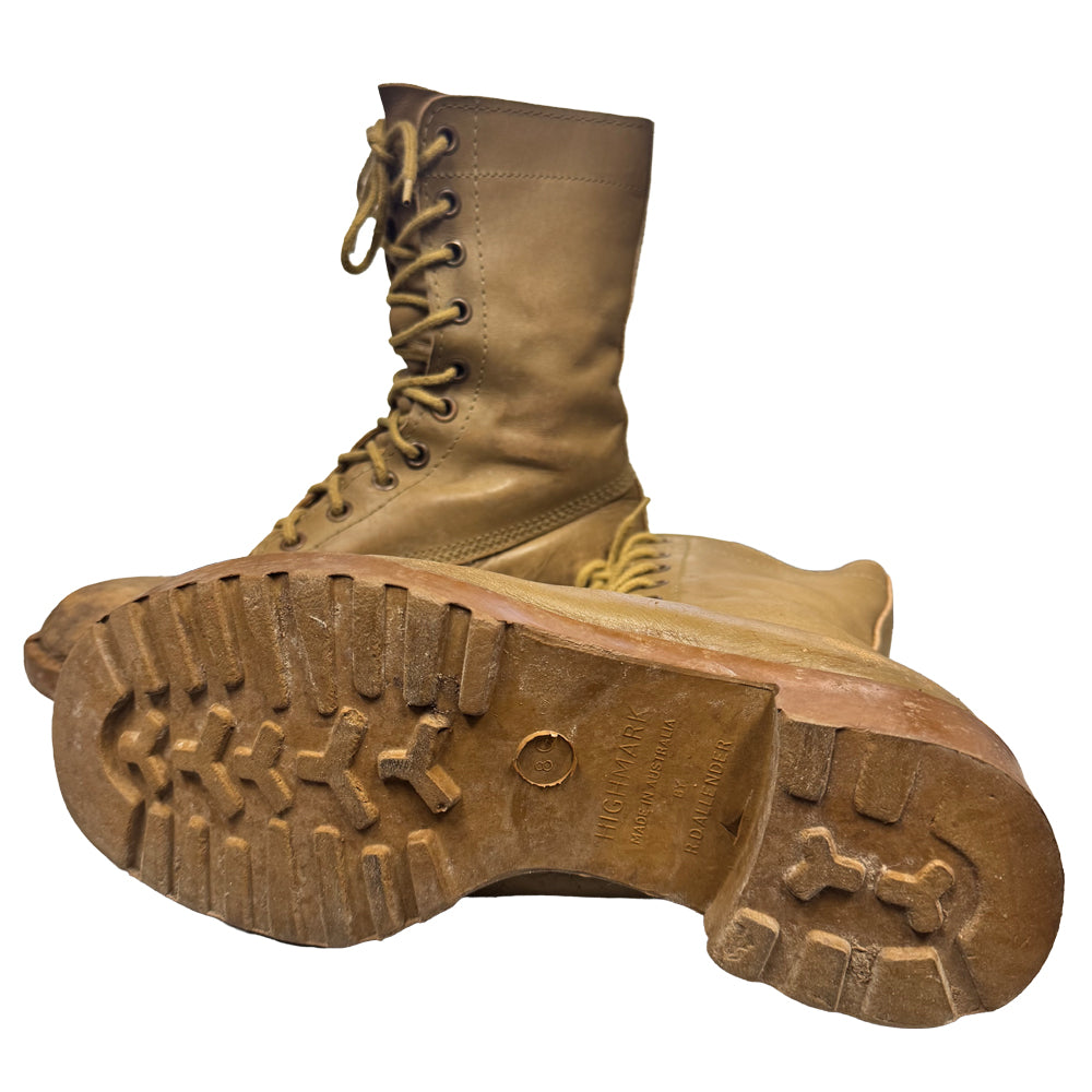 Highmark Tan GP Boots - Ex-Army Australian issued / used stock B Grade