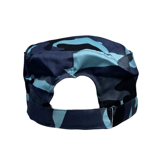Sky Camo Charlie Cap - Velcro Strap