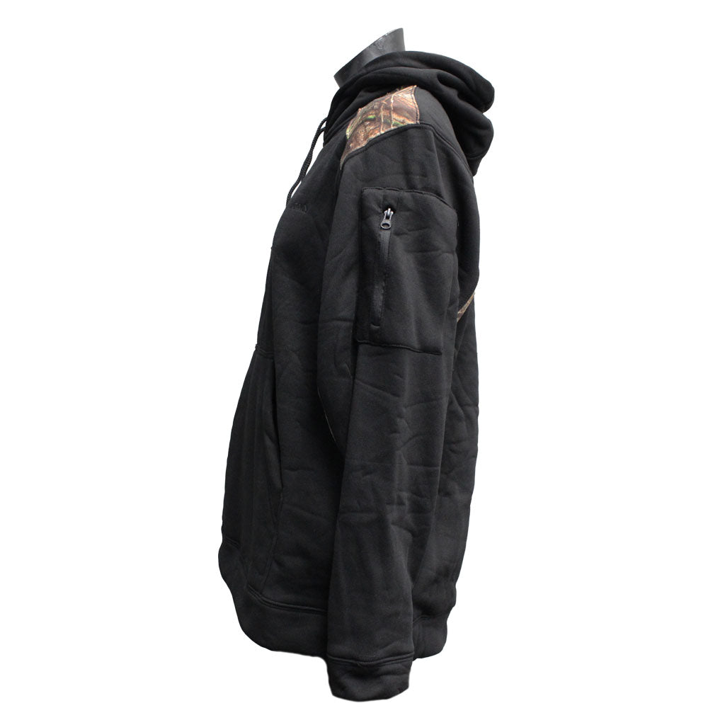 Huntworth Midweight Performance Black Hoodie