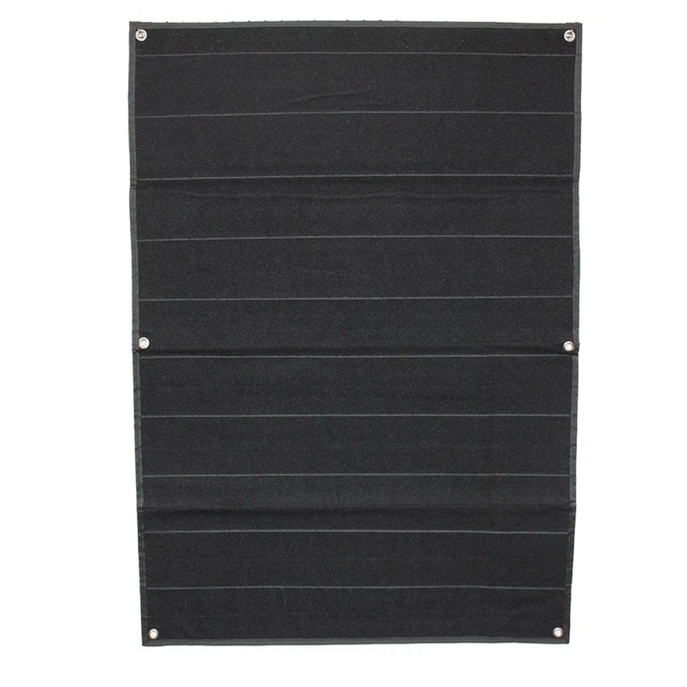 Military Patch Display Blanket (Hook & Loop) Black