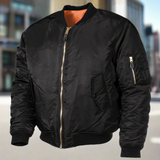 MA-1 Commando Black Flight Jacket
