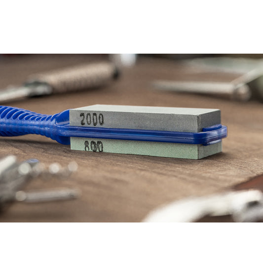 2Pc Double Sided Carbide Sharpening Stone