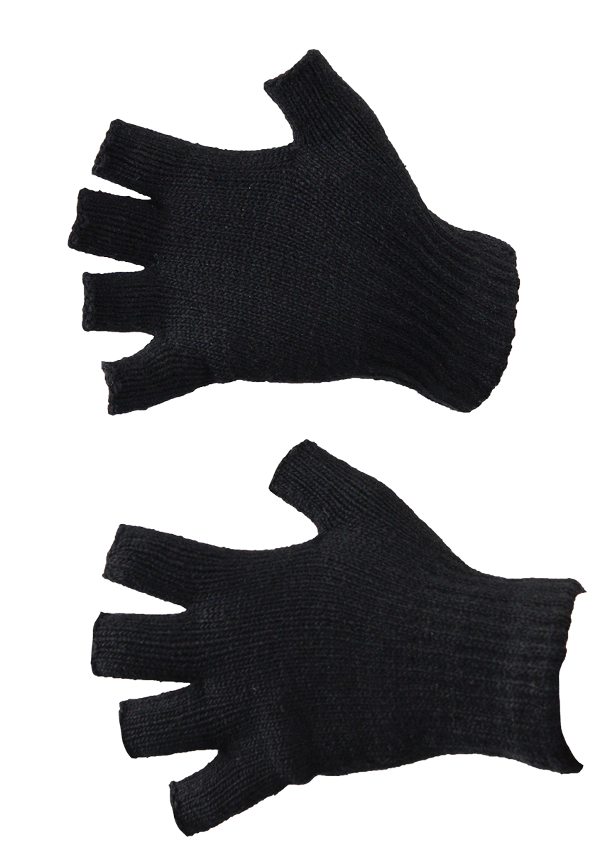 Fingerless Acrylic Glove