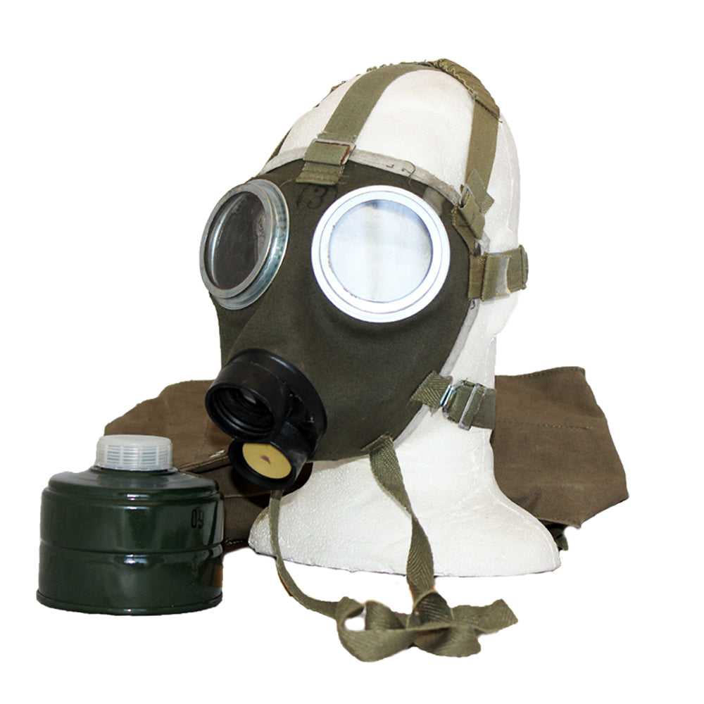 Ex Military Hungarian M67 / M75 Gas Mask with Bag and Filter – The
