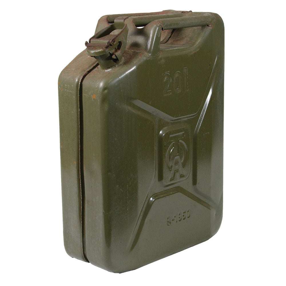 20 Litre Ex Army Jerrycan – The Outdoor Gear Co.