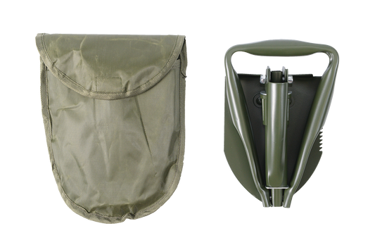 US style 3-Way Folding Shovel with Pick