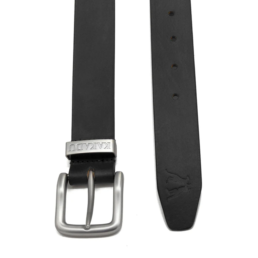 KAKADU IRONBARK LEATHER BELT BLACK