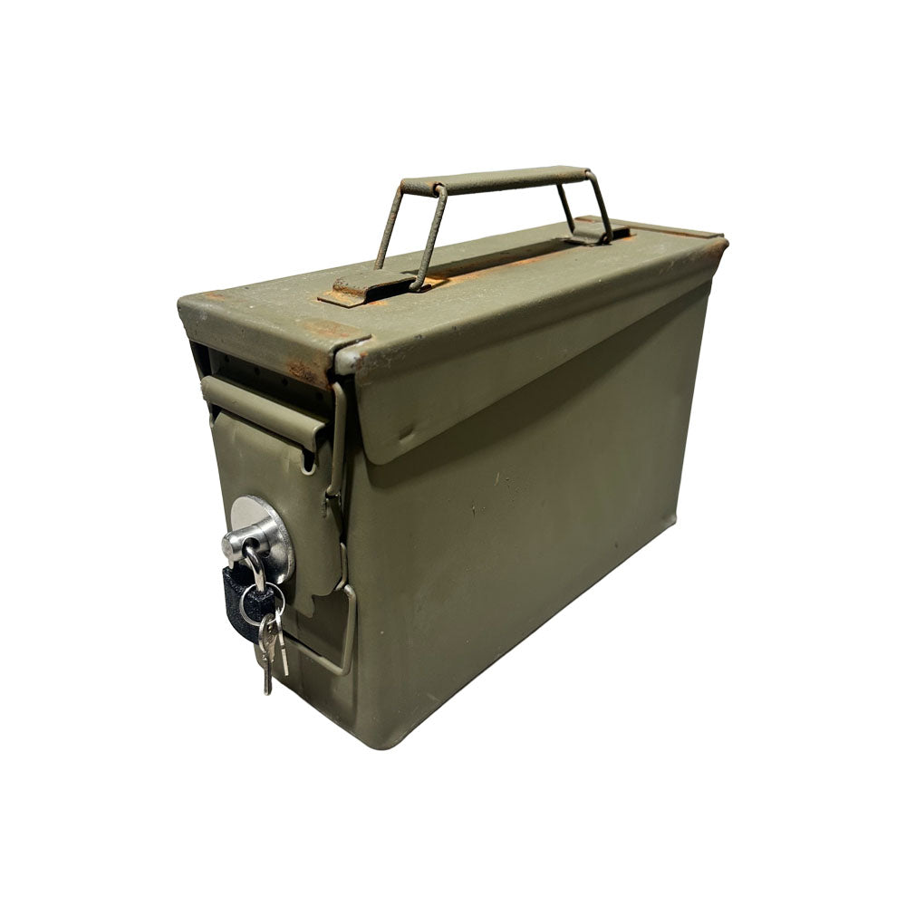 30 CAL Lockable Ammo Tracer Box Used