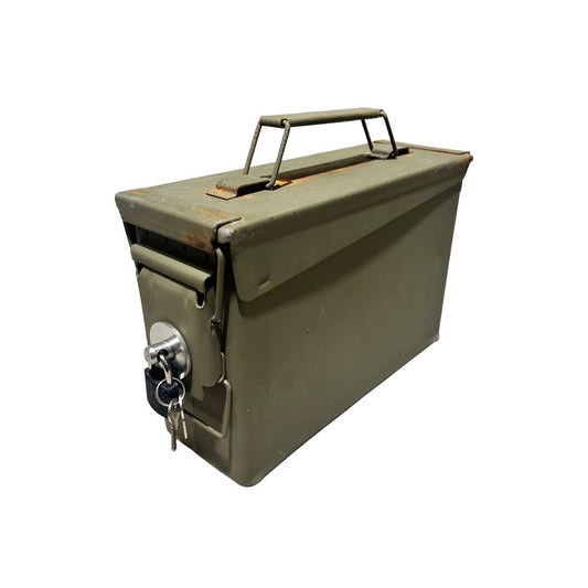 30 CAL Lockable Ammo Tracer Box Used