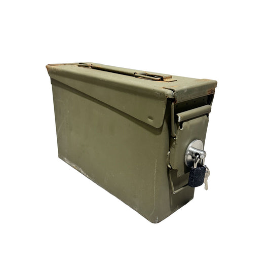 30 CAL Lockable Ammo Tracer Box Used
