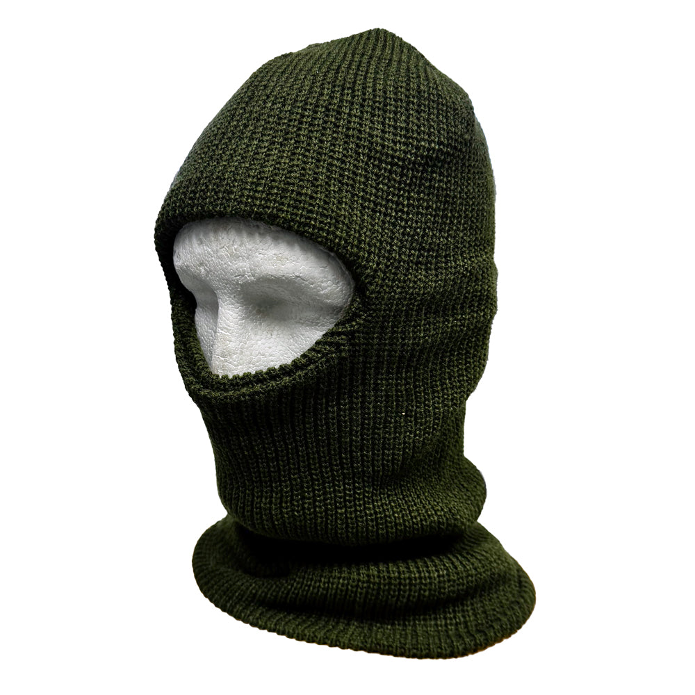 Open Face Balaclava Olive Drab - Narrow Opening