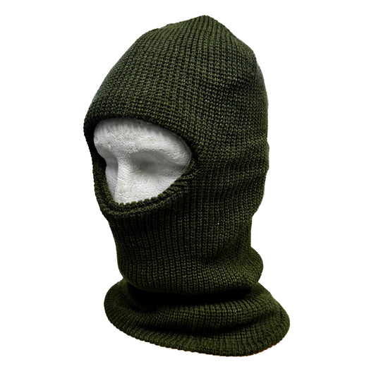 Open Face Balaclava Olive Drab - Narrow Opening