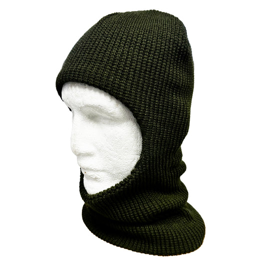Open Face Balaclava Olive Drab - Style 2