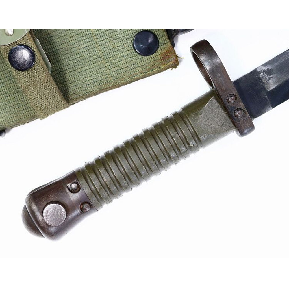 Original Spanish Cetme Model L Bayonet With Scabbard
