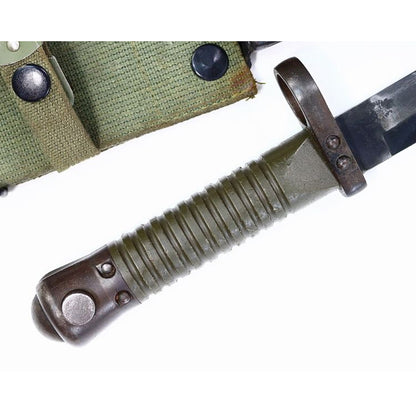 Original Spanish Cetme Model L Bayonet With Scabbard