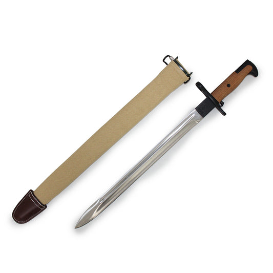 Replica US 1905 Springfield Bayoney with Wooden Scabbard