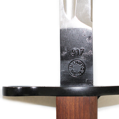 Replica US 1917 Bayonet with Leather Scabbard