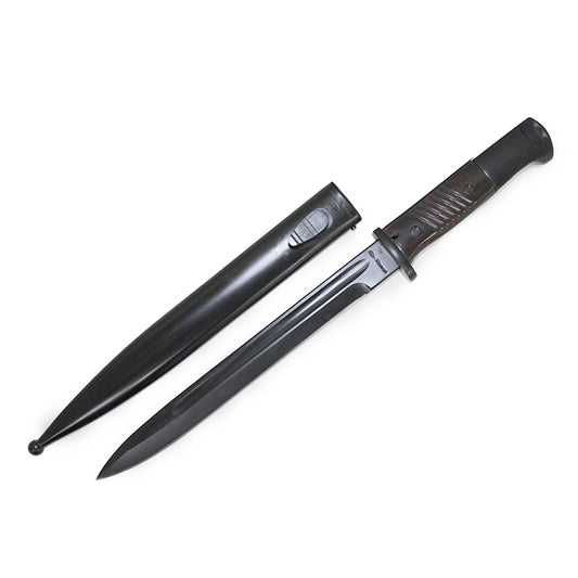 Replica Mauser K98 Bayonet with Bakalite Grip and Scabbard