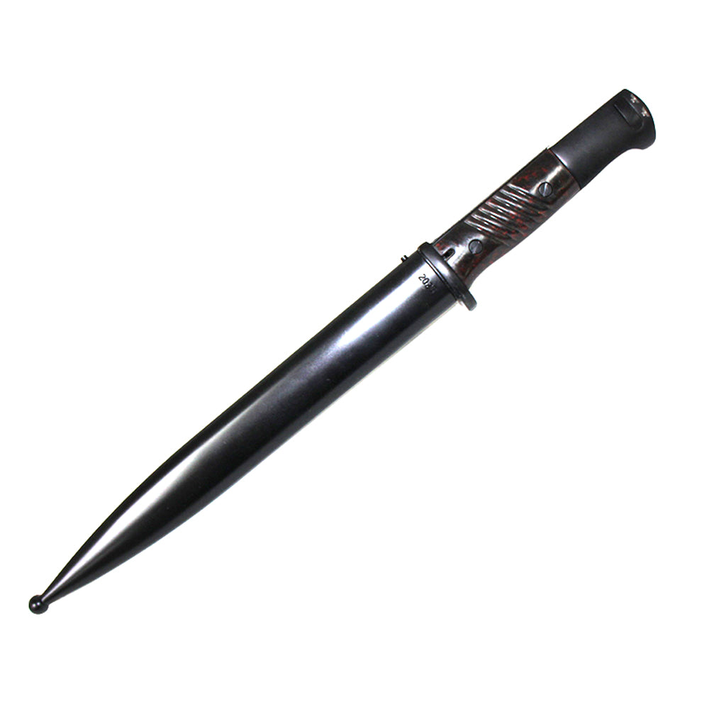 Replica Mauser K98 Bayonet with Bakalite Grip and Scabbard