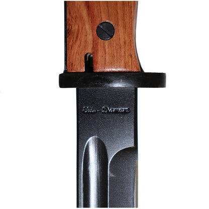 Replica Mauser K98 Bayonet with Wooden Grip and Scabbard