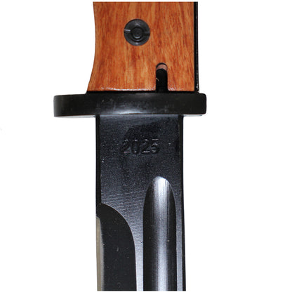 Replica Mauser K98 Bayonet with Wooden Grip and Scabbard