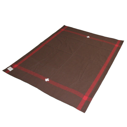 Swiss Style Chestnut Wool Blanket