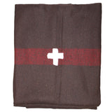 Swiss Style Chestnut Wool Blanket