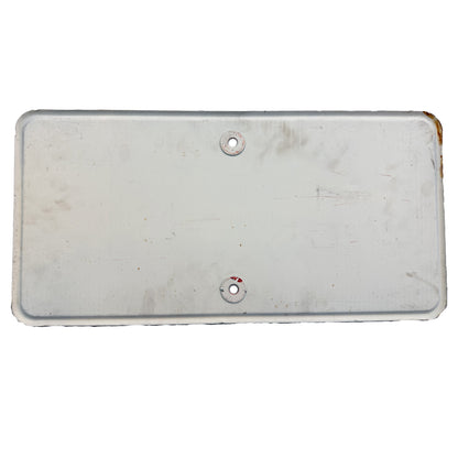 Original Metal Booby Traps Sign