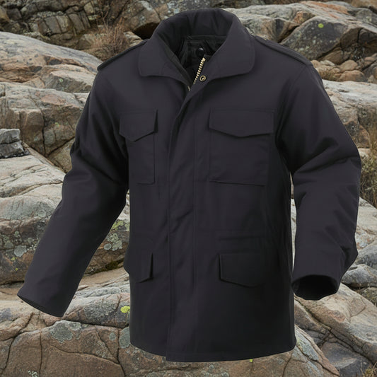 M-65 Black Field Jacket with Liner