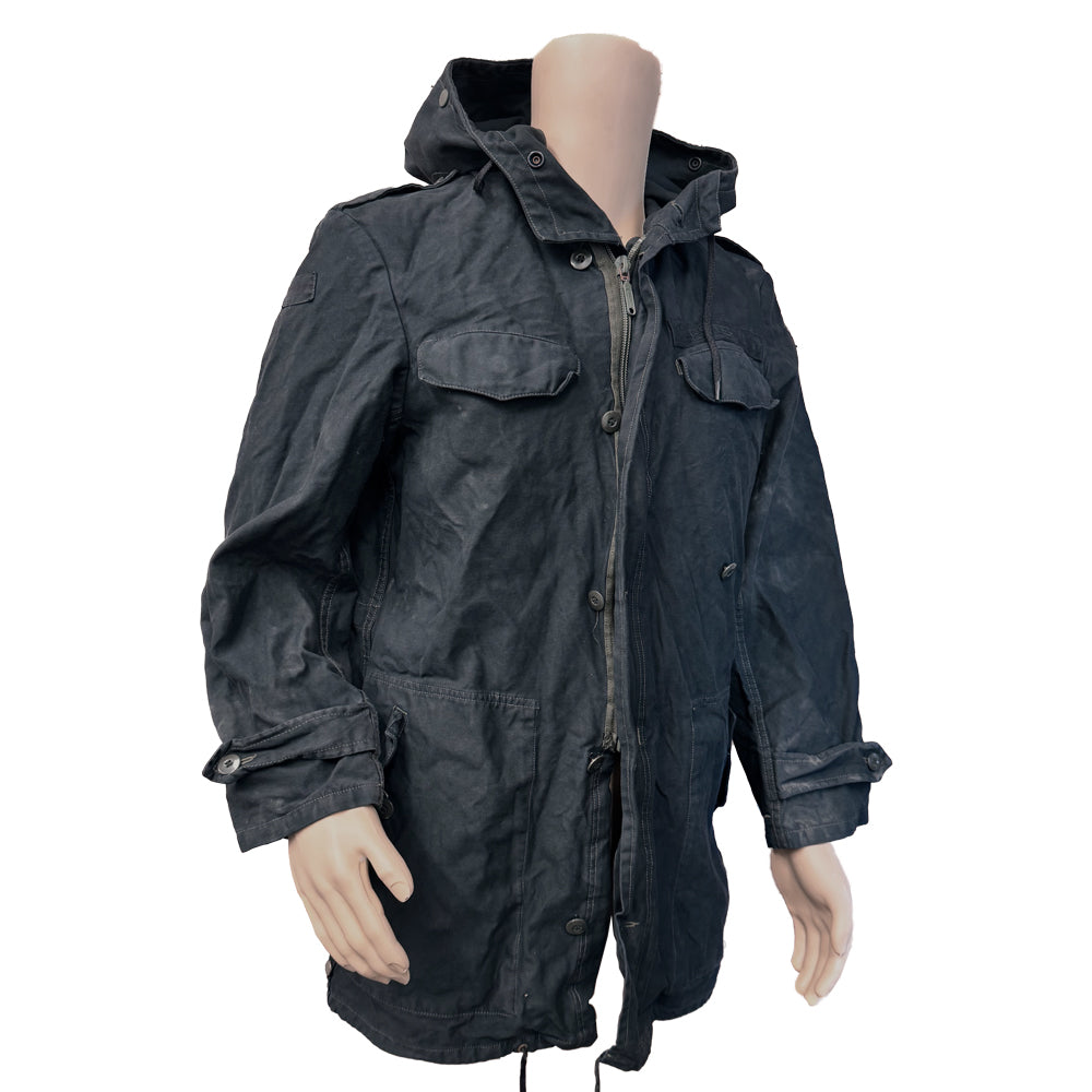 Original Dutch German Army Parkas – Dyed Black