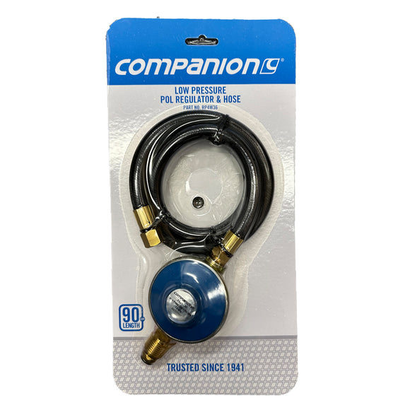 Companion Low Pressure POL Regulator and Hose