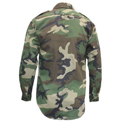 Army Utility Shirt Woodland Camo