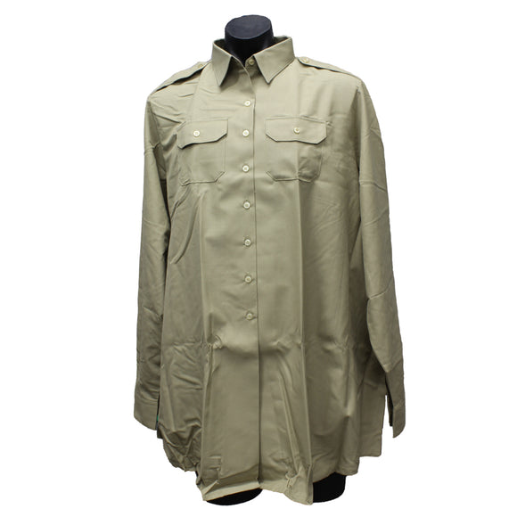 Original Australian Army Khaki Long Sleeve Maternity Shirt