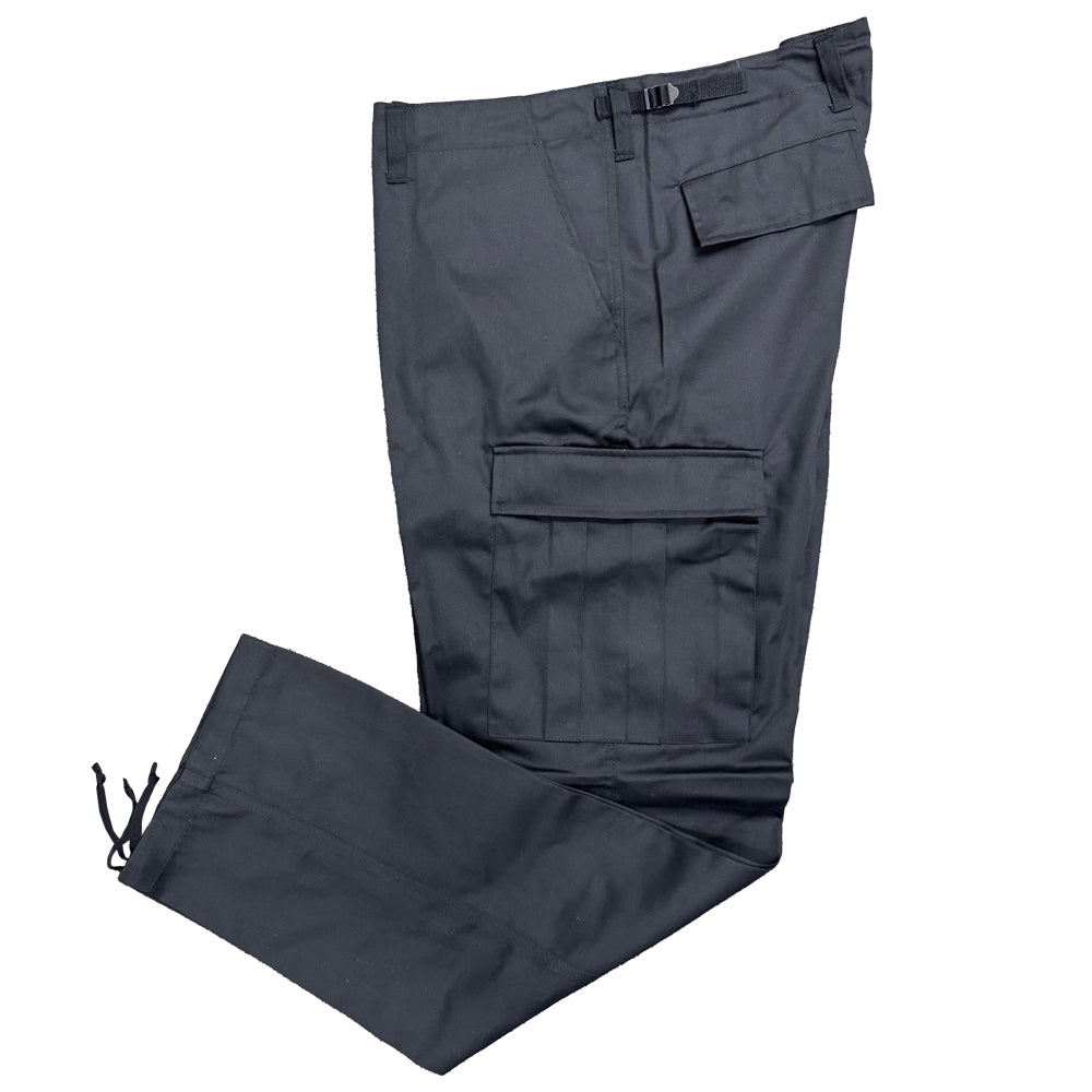 Black BDU Security Trousers Military Style Pants STYLE 1