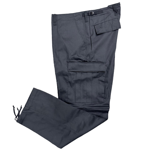 Black BDU Security Trousers Military Style Pants STYLE 1