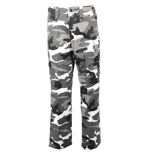 Urban Camo BDU Trousers Military Style Pants