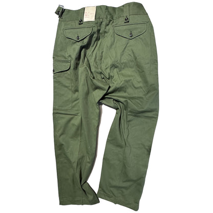 Original Australian Army Jungle Green Vietnam Era Cross Over Trousers - unissued