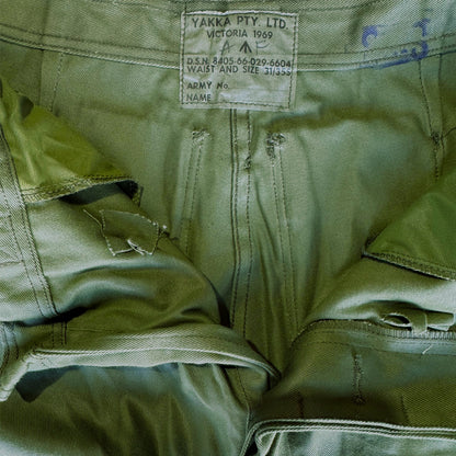 Original Australian Army Jungle Green Vietnam Era Trousers, Unissued