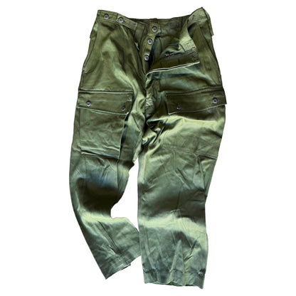 Original Australian Army Jungle Green Vietnam Era Trousers, Unissued