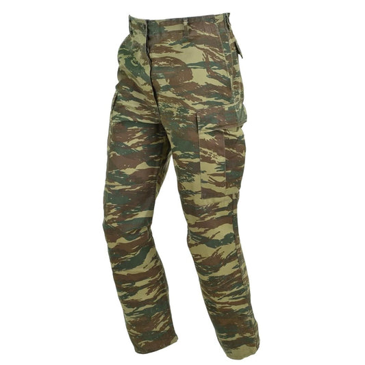 Original Greek Army Lizard Camo BDU Trousers