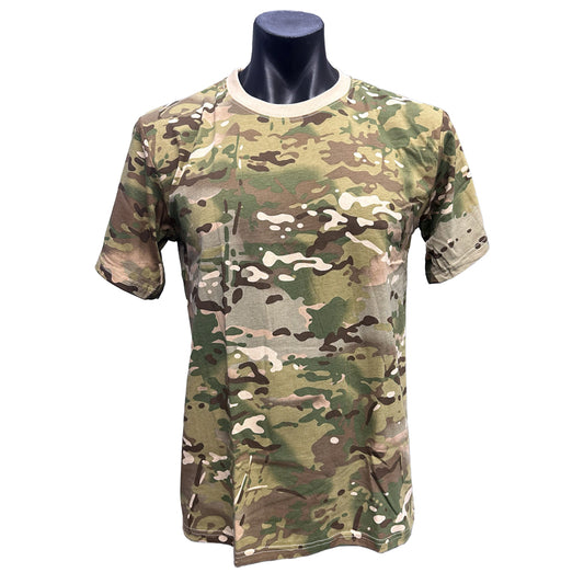 Multicam Camo Short Sleeve T-Shirt