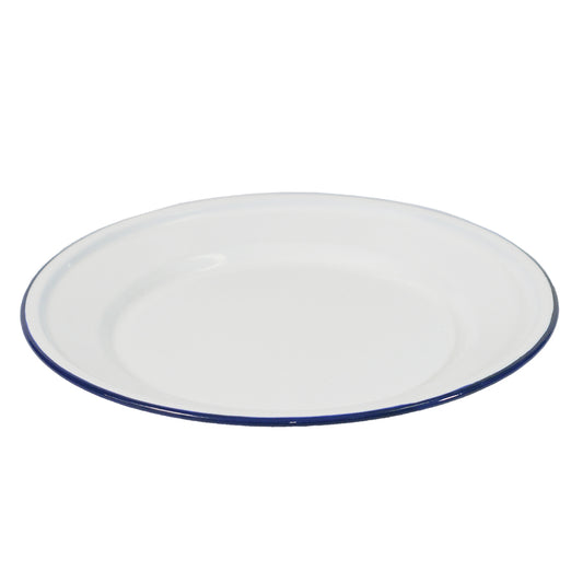 24cm Flat Enamel Plate