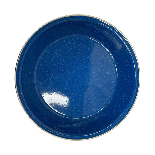 Enamel Pie Dish Blue