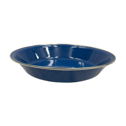Enamel Pie Dish Blue
